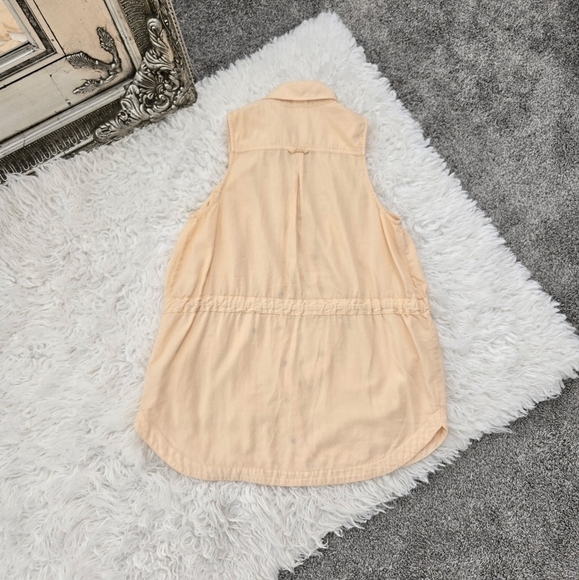 Free People Too Far Sleeveless Utility Vest Tunic. Size xsmall. Good preowned co - Picture 4 of 8